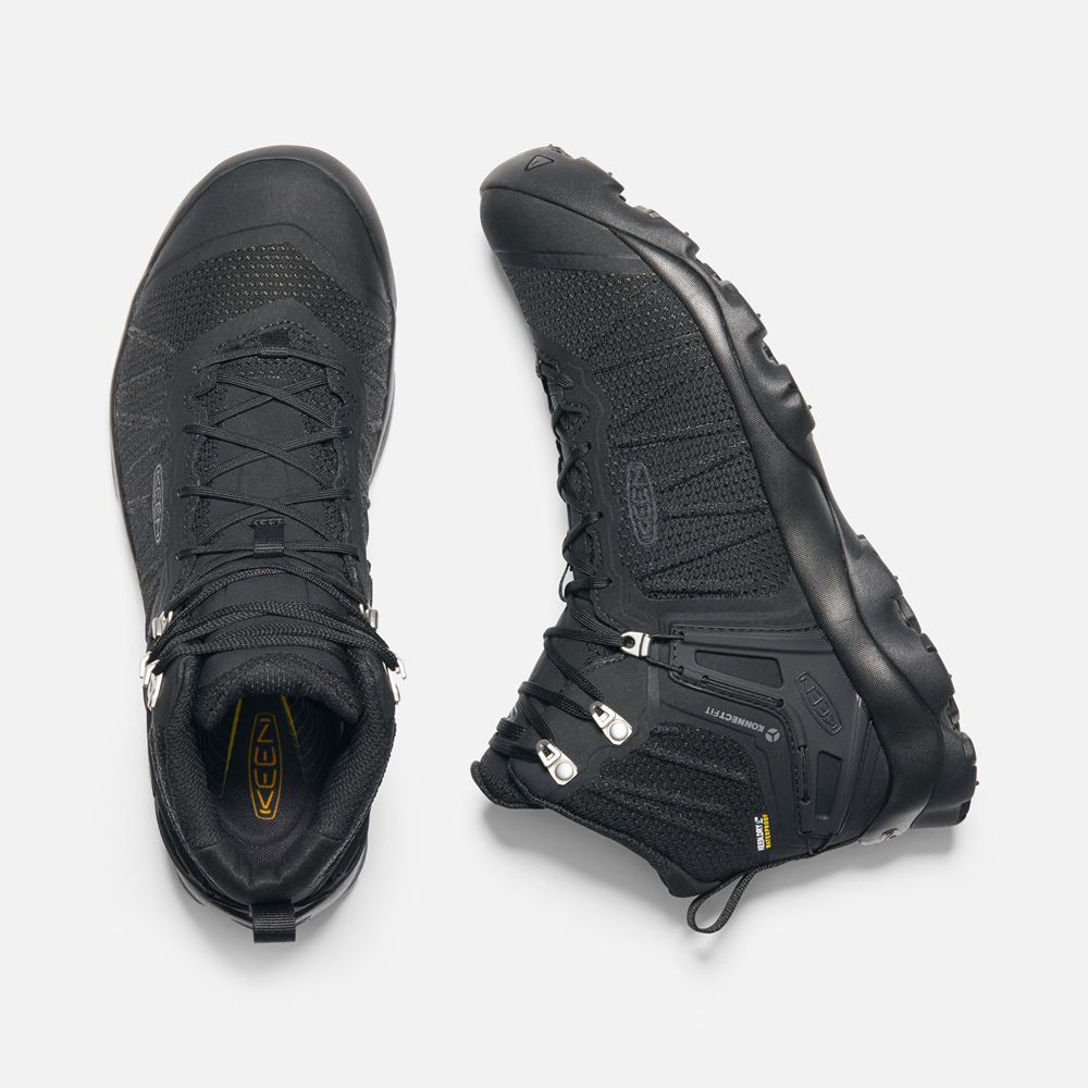 Keen Vandringskängor Herr Svarta - Venture Mid Waterproof - 659714POX
